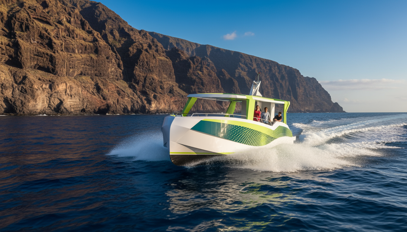 Embarcación de pasaje de 18 metros para avistamiento de cetáceos en Tenerife