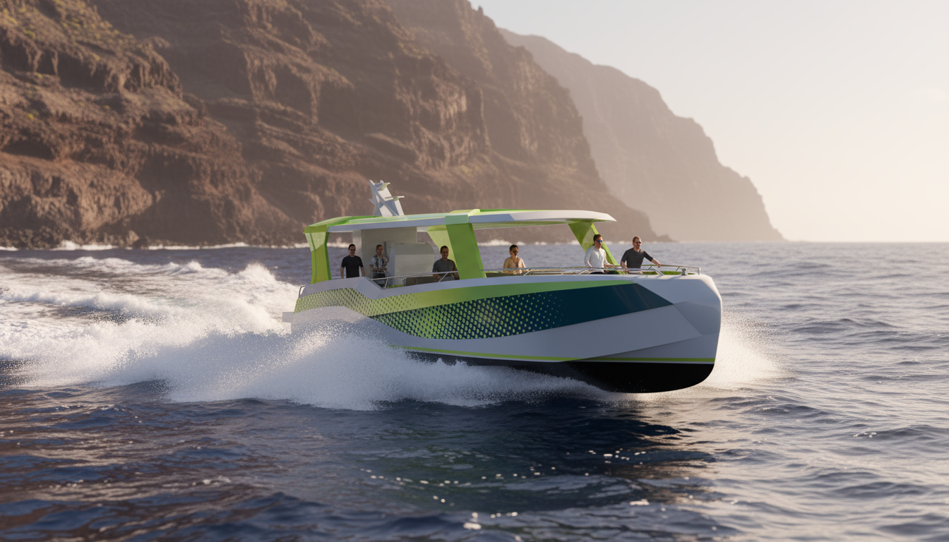 Embarcación de pasaje de 18 metros para avistamiento de cetáceos en Tenerife